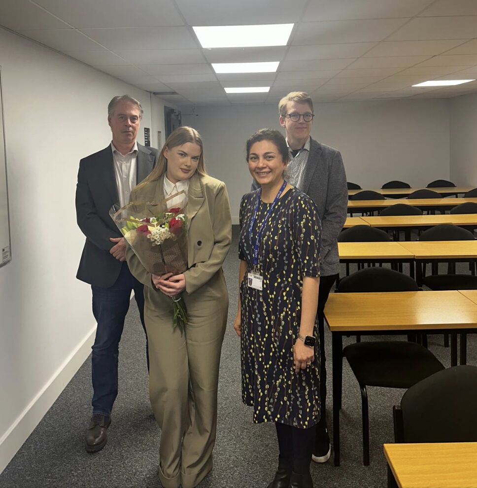 Congratulations on PhD completion