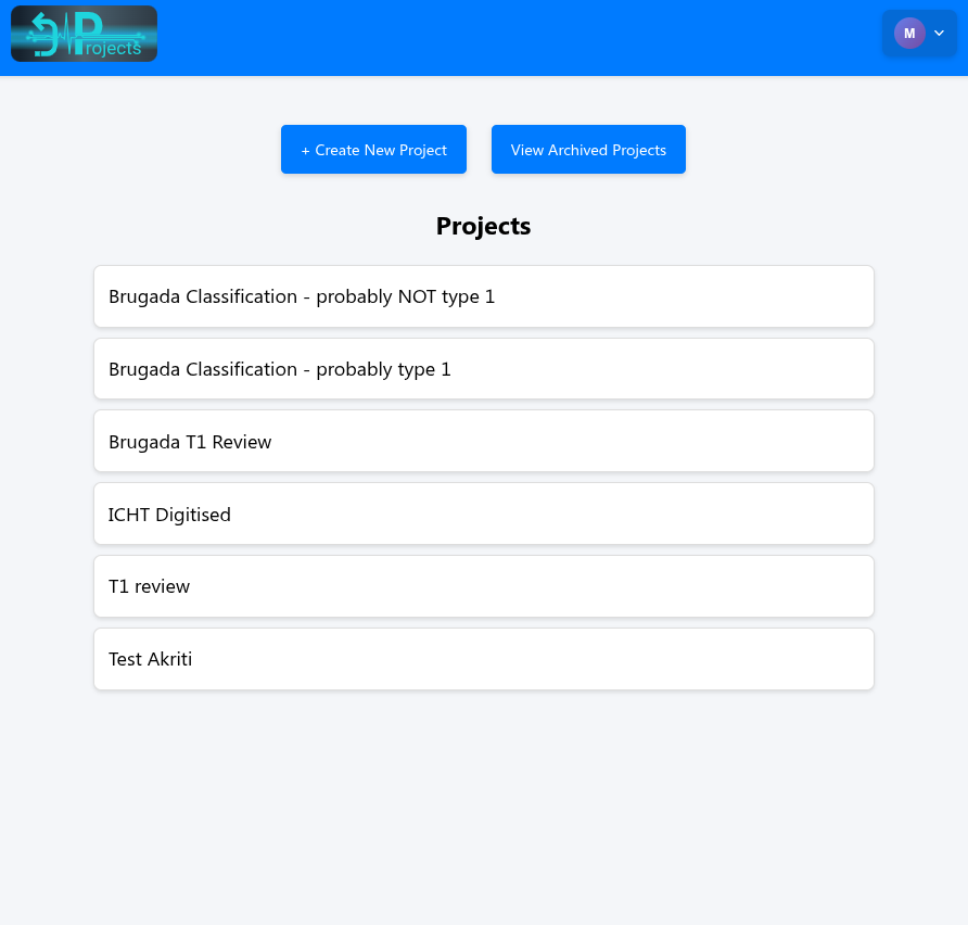 Main Page Screenshot